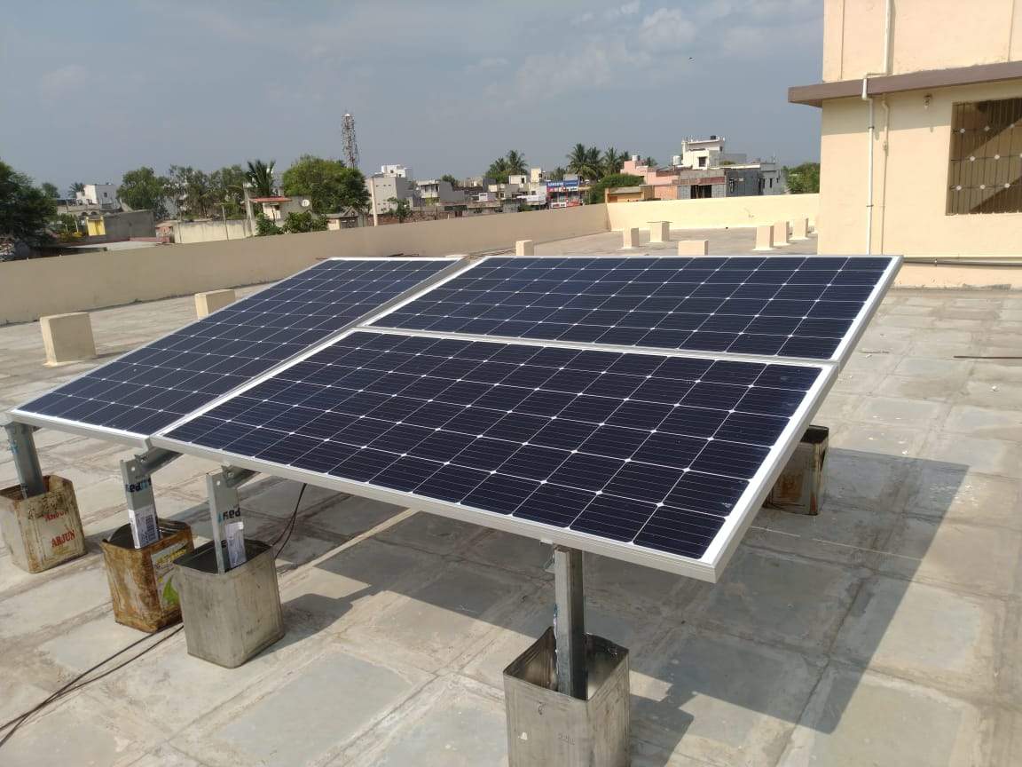 Rooftop solar panels